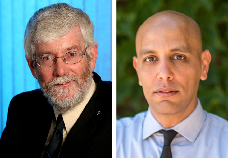 Professors Kerry Rowe (left) and Fady Abdelaal (right) from Smith Engineering, Queen's University - Kingston, Ontario